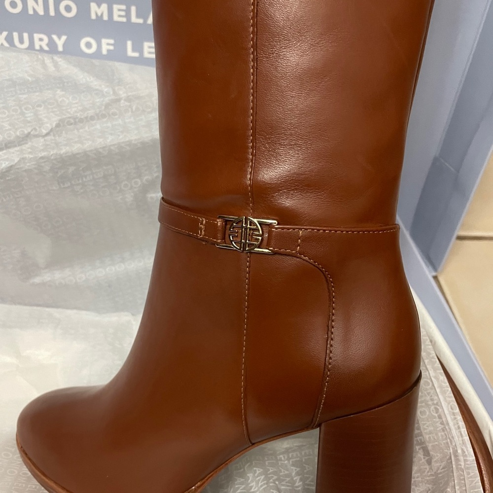 Antonio Melani Tall dress boot-Cognac Color